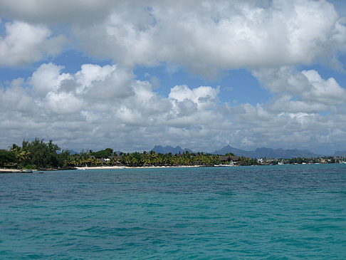 Blick auf Mauritius