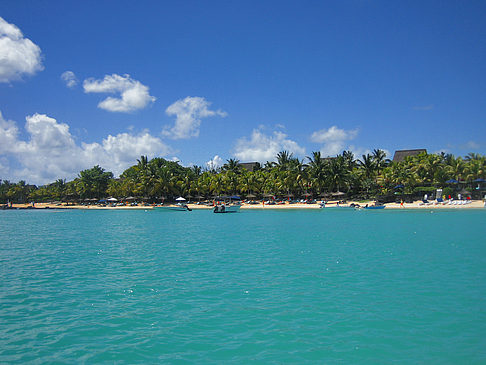 Blick auf Mauritius Fotos