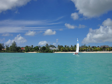 Blick auf Mauritius Fotos