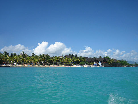 Blick auf Mauritius