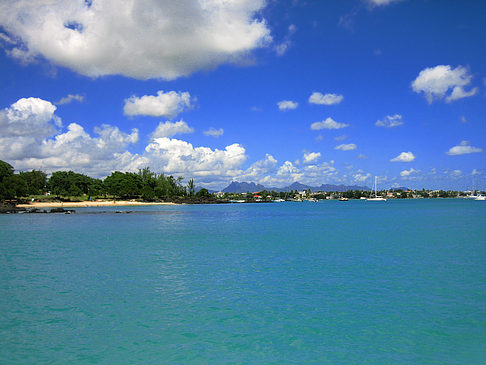 Blick auf Mauritius Fotos