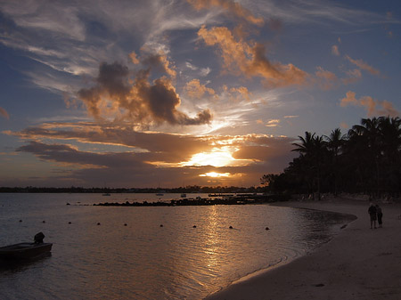 Fotos Strand mit Sonnenuntergang