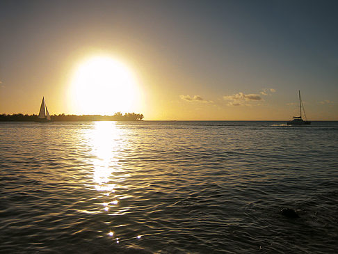 Fotos Strand mit Sonnenuntergang