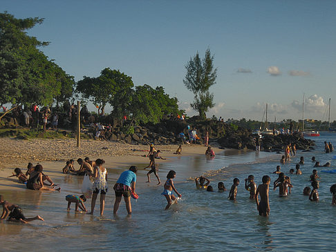 Strand von Grand Baie Foto 