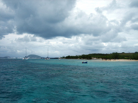 Blick auf die Insel Fotos