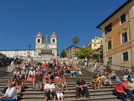 Treppe mit Kirche - Latium (Rom) (Rom)