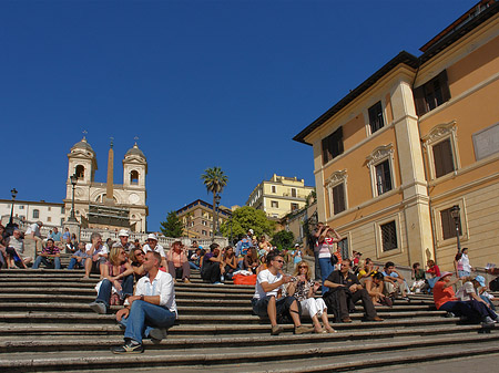 Treppe mit Kirche - Latium (Rom) (Rom)